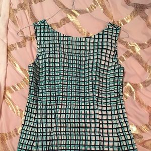 Kate spade peplum top blouse size M